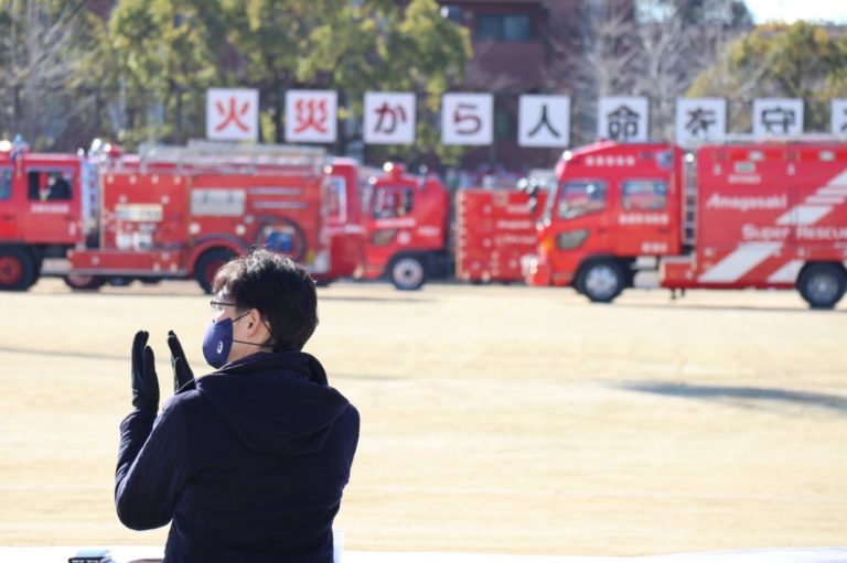 尼崎市消防出初め式に出席 高橋みつお 公式サイト 尼崎市消防出初め式に出席 高橋みつお 公式サイト